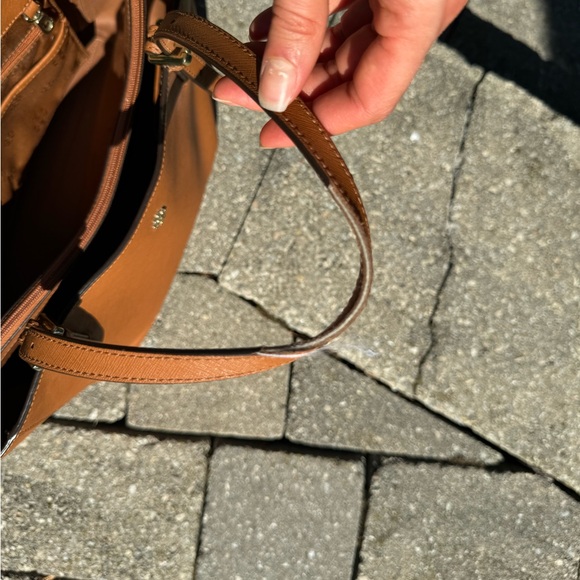 Tory Burch Camel Tote Bag - Picture 7 of 8